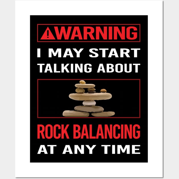 Red Warning Rock Balancing Stone Stones Rocks Stacking Wall Art by Happy Life